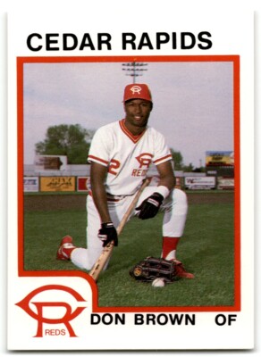 1987 ProCards Don Brown Cedar Rapids Reds #1031