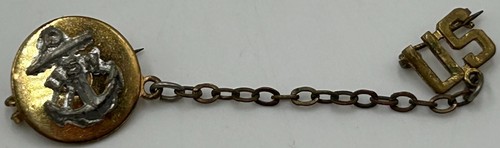 5 Vintage Pins US Navy, Korean Service, Sterling RN, Sterling Forstner Military - Picture 8 of 11