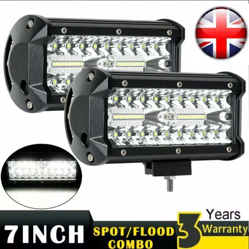 2X LED Work Light Bar Flood Spot Lights Driving Lamp Offroad Car Truck SUV 12V* - Picture 2 of 18