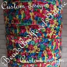 Fruit loops foe inspired fruit loops elastic fruit loop hair ties cereal foe-5/8