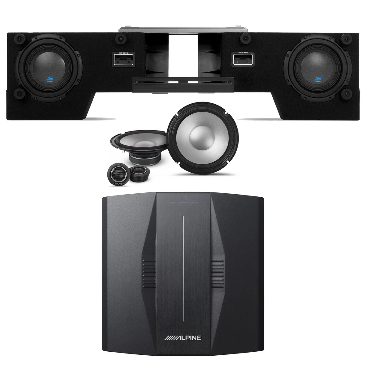 Alpine amp and sub deals combo