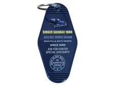SUPERNATURAL TV Show Inspired Singer Salvage Yard Keytag