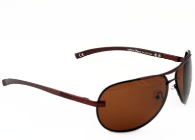 R Marco polarisierte Sonnenbrille Brille Brauntöne Herren Fahrer Federscharniere