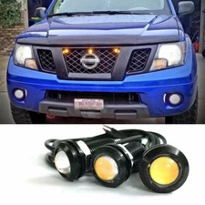 Ford Raptor SVT Style LED Amber Grille Mark light for Nissan Frontier Pathfinder