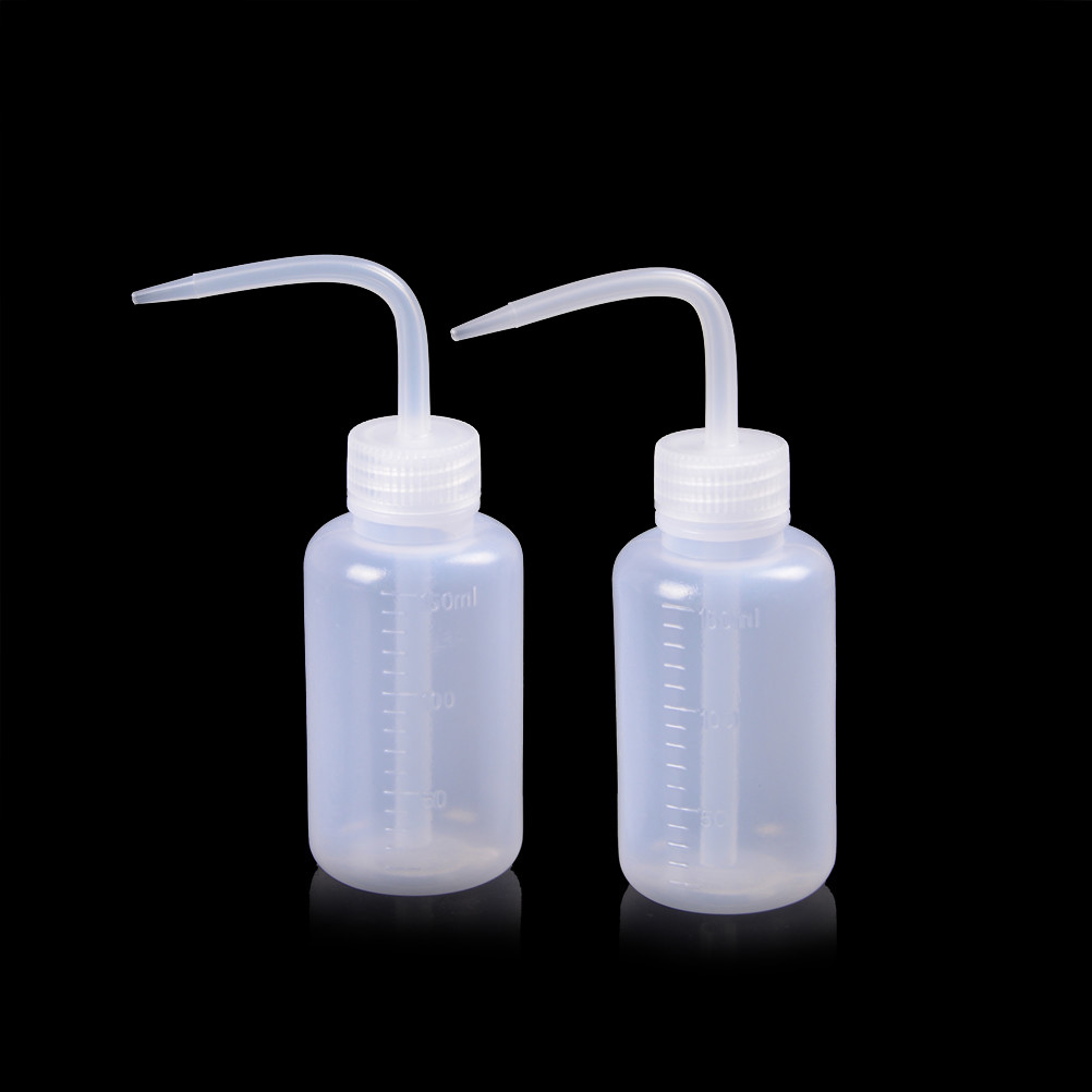 2pcs Transparent Tattoo Green Soap Wash Clean Squeeze Diffuser Bottle 150m.-lm