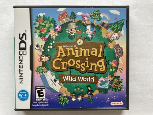 Animal Crossing Wild World Nintendo DS Case and Manual Only No Game