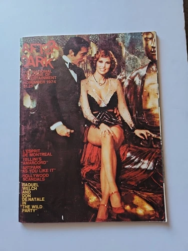 1974 NOVEMBER AFTER DARK MAGAZINE - RAQUEL WELCH & DON DE NATALE COVER - SP 4076