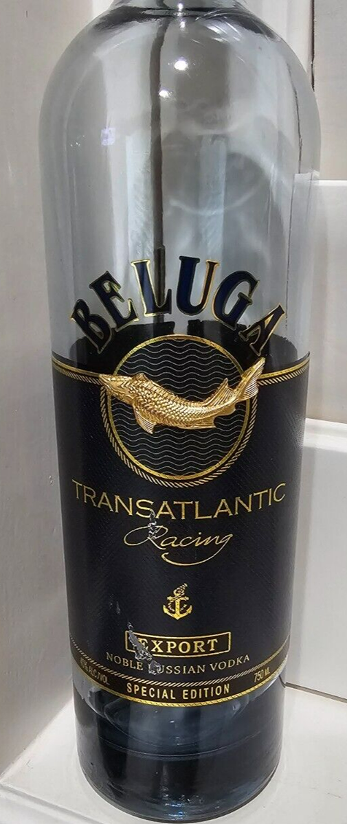 BELUGA TRANSATLANTIC RACING RUSSIAN VODKA 750ml SPECIAL EDITION