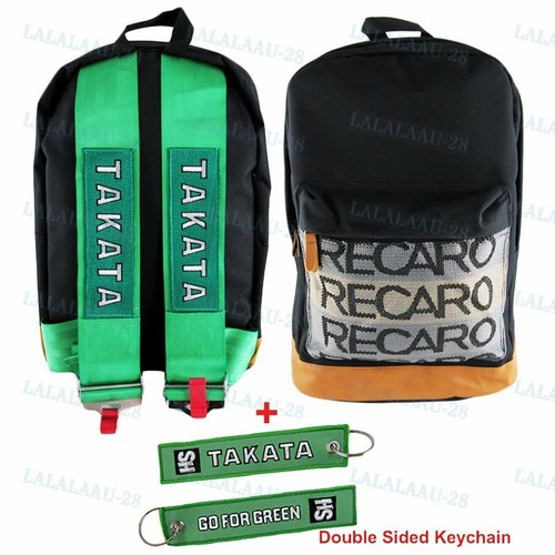 TAKATA RACING GREEN SHOULDER STRAPS JDM 