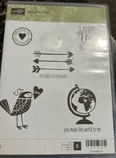Stampin Up LOVE YOU MORE Cling Stamp Set NEW