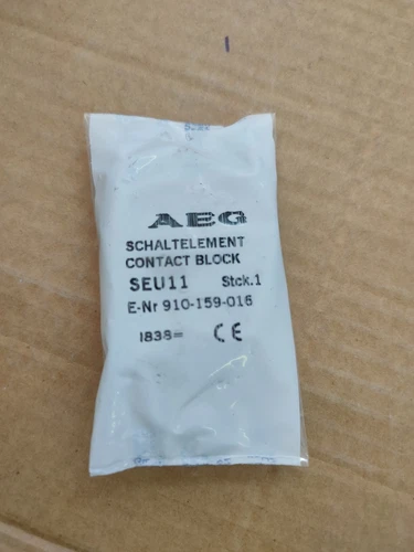 Lot of 5pcs 910-159-016 AEG SEU11 1 NO & 1 NC Auxiliary Contact Block FREE DH...