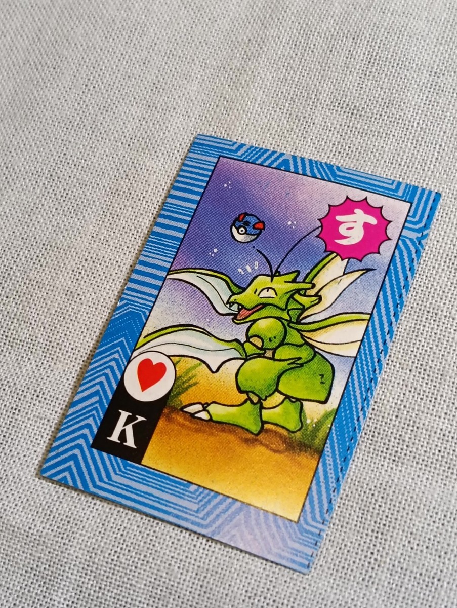 Scyther Pokemon Mini Japanese Kagemaru Himeno Tora Karuta