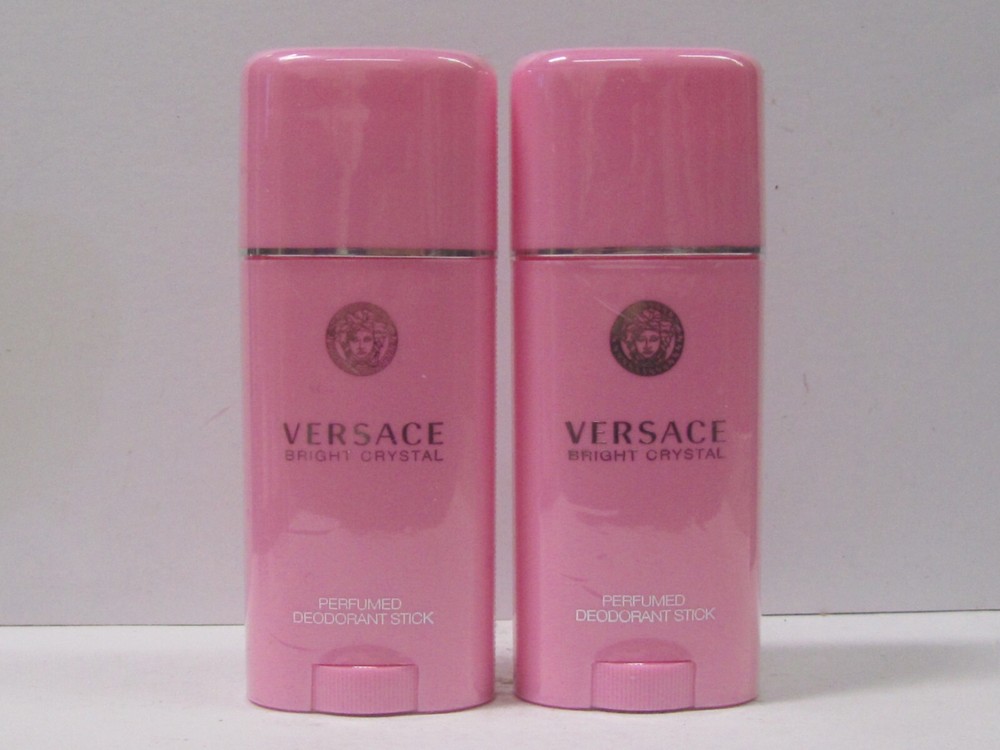 Versace Bright Crystal For Women Lot of 2 x 1.7 oz Perfumed Deodorant Stick
