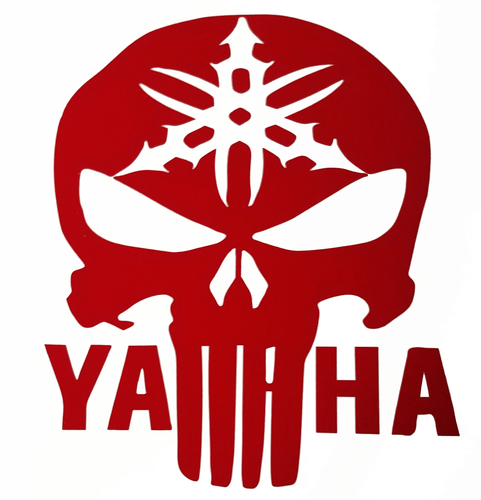 PEGATINA CALCOMANÍA ESTILO YAMAHA CALAVERA - Imagen 4 de 12