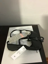 BRAND NEW GIRL'S SIZE 1 YOUTH SIZE DANSKIN NOW FAUX LEATHER DANCE SHOES