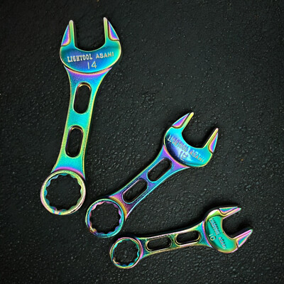Asahi LCWU Mini Wrenches 5.5mm~14mm LIGHTOOL Titanium Ion Plating JAPAN