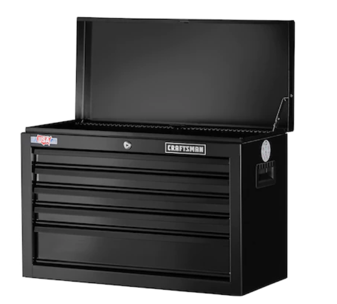 Tool Chest 5Drawer Sliding Storage Box Garage Organizer Craftsman New Steel eBay