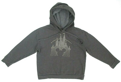 Disney Parks Crystal Cinderella Castle Pixie Dust Fleece Pullover Hoodie SMALL