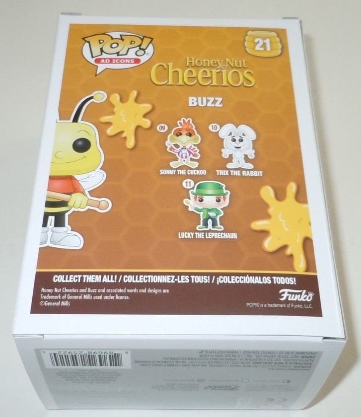 その他 funko wacky wobbler Honey Nut Cheerios General Mills Honey Nut Cheerio's Bee Wacky Wobbler