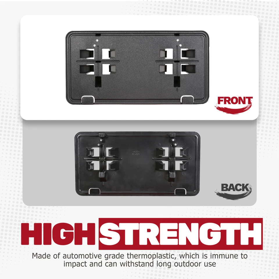 Front License Plate Bracket Mount Holder For 2015-17 FL3Z17A385B Ford F-150 F150 - Image 4 of 4