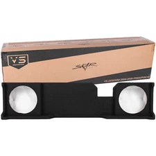 Fits 2004-2008 Ford F-150 Super Cab (Ext) Dual 10" Sealed Subwoofer Enclosure