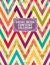 Social Media Content Calendar Notebook