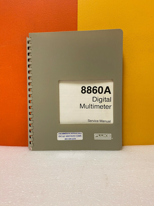 Fluke 541250 8860A Digital Multimeter Service Manual Guide