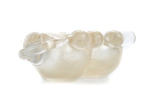 Truly Chinese 19th Century Antique Carved Clear Glass Double Vase Discount 35 Globalwealths Org