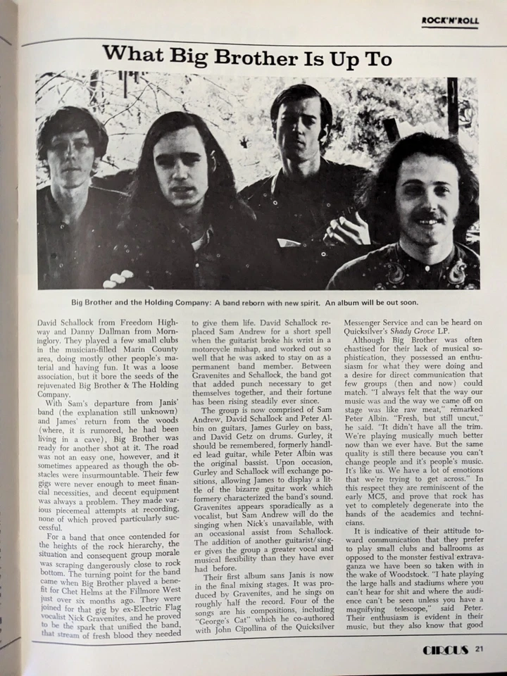 CIRCUS Magazine October 1970 Janis Joplin, Steppenwolf, Dr. John, Eric Clapton - Image 3 of 4