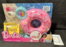 Barbie The Movie Pool Play Set with Accessories swimming tube chair shoes visor