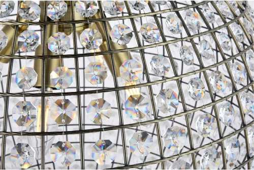 Living District Earlene 4-Light Transitional Metal Pendant in Antique Bronze - Picture 5 of 6