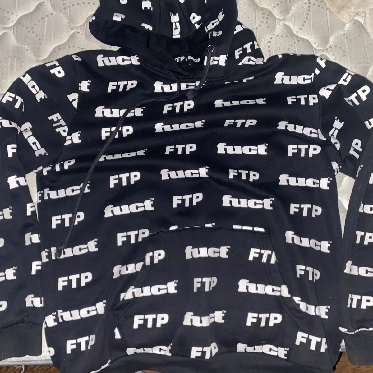ftp fuct all over print hoodie size large