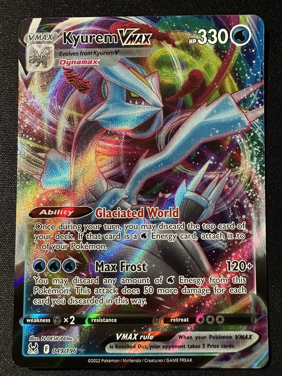 Pokémon TCG Kyurem VMAX Sword & Shield - Lost Origin 049/196