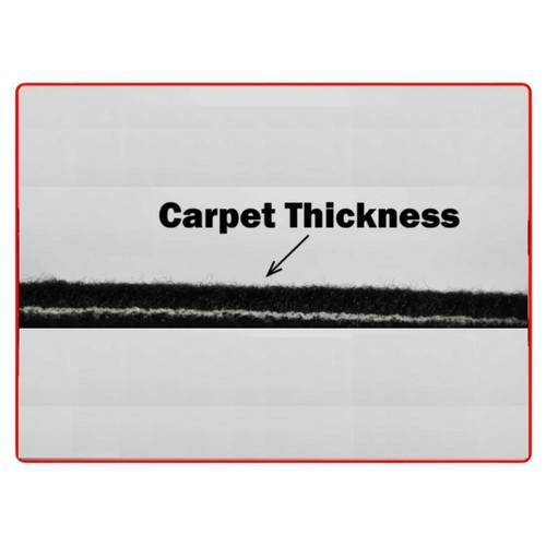 FOR AUDI A3 & S3 2013 TO 2020 TAILORED BLACK CARPET CAR FLOOR MATS SET (8 CLIPS) - Picture 4 of 4
