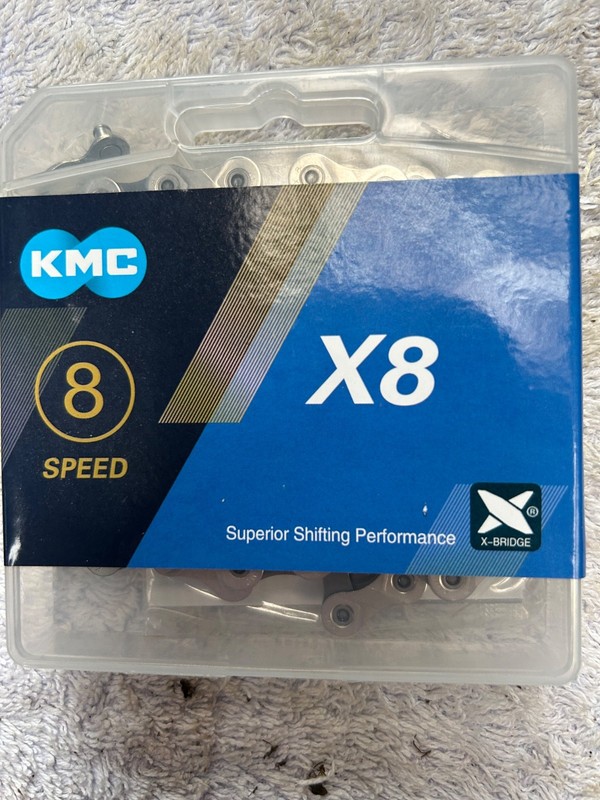 KMC bicycle chain new 8 speed