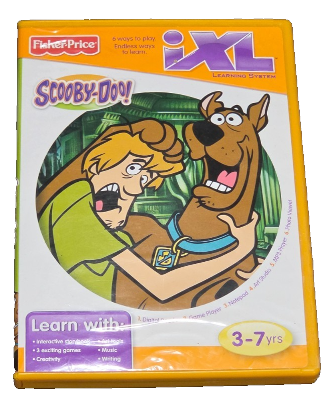 iXL Learning System 2-CD-ROM Lot - Scooby-Doo (2010) + Disney