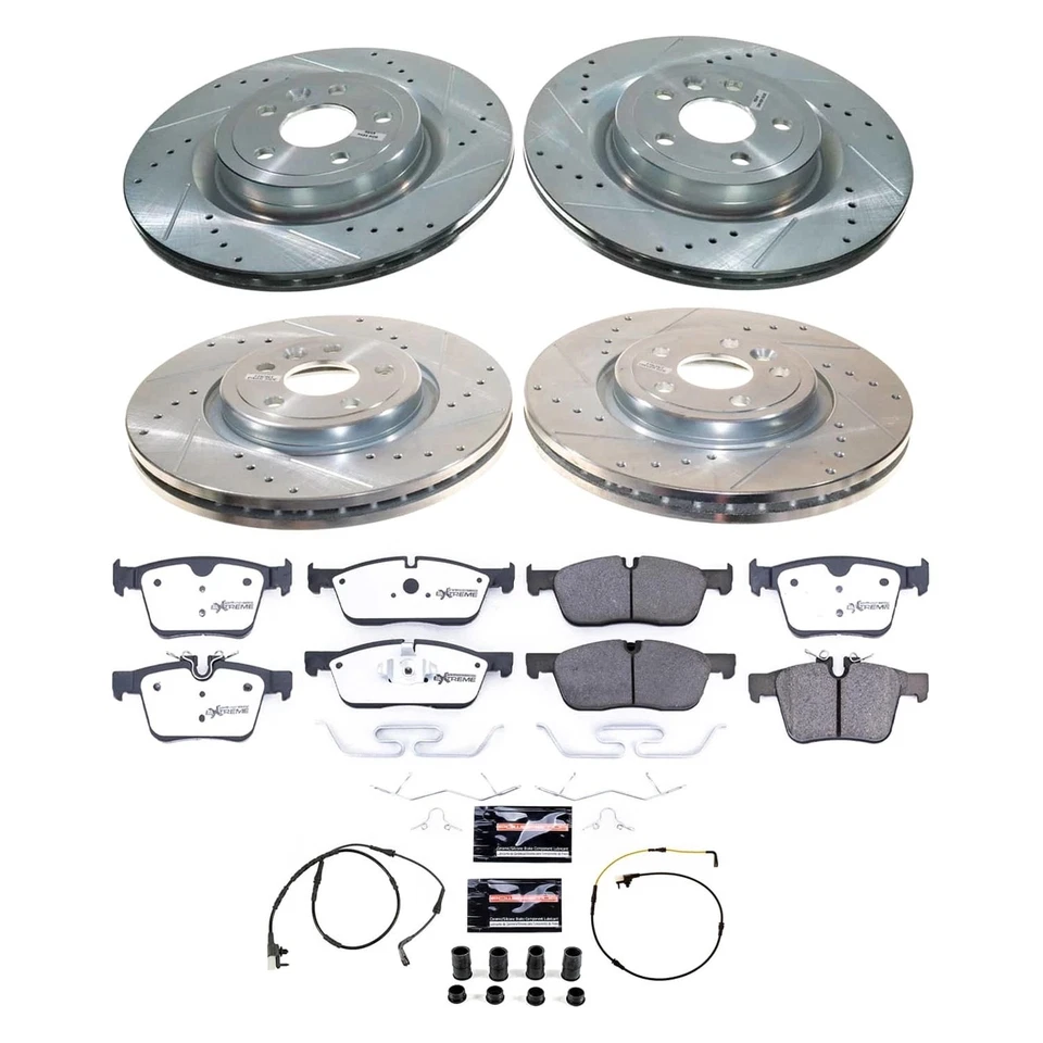 PowerStop K8204-36 Brake Kit For Jaguar F-Pace 2017-2020 Front Rear - Image 2 of 4