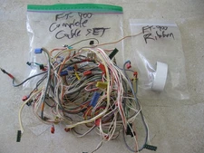 Yaesu FT-900 COMPLETE wire and cable set with coax cables and ribbon cable