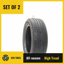 Set Of 2 Used 23555r17 Michelin Defender 2 99h - 932 Set Of 2 Used 23555r17 Michelin Defender 2 99h - 932
