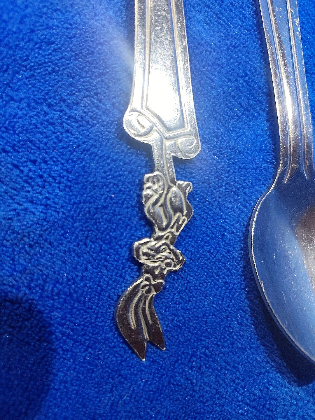 Vintage Nestle Quik Bunny Rabbit Spoon Stainless Steel 7.5" Nesquik- SET OF 2