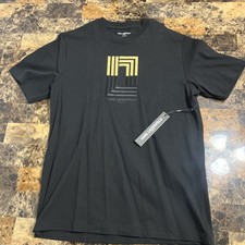 Karl Lagerfield Men's Short Sleeve Siz Medium Black Brand New With Tags