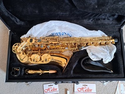 John Packer JP045G Altsaxophon Eb Goldlack JP045 Sax - TOP mit Extras