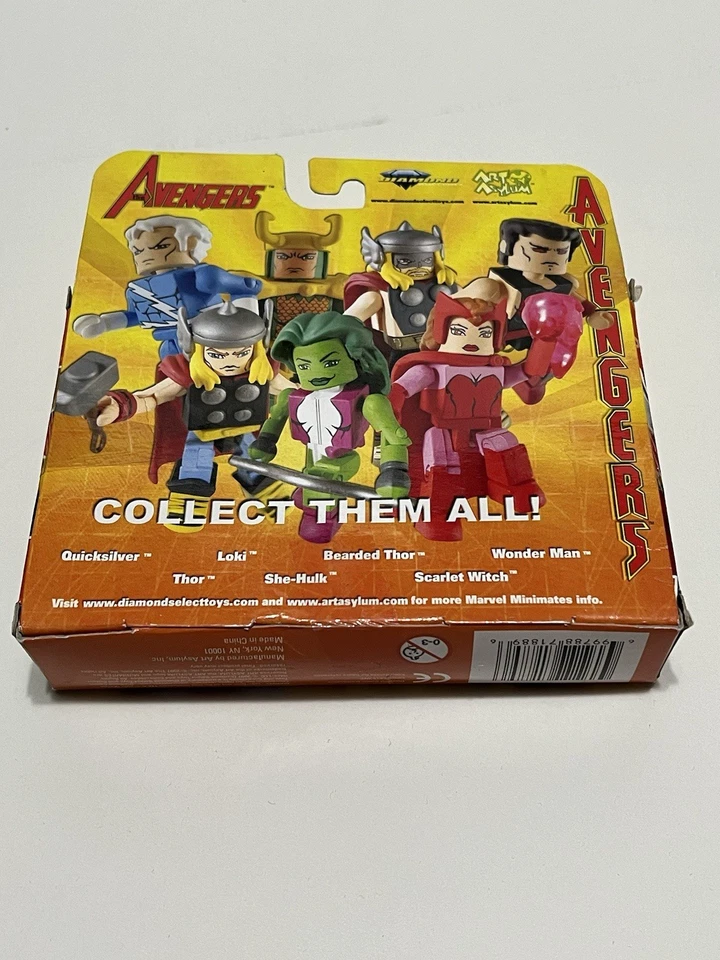 Marvel Avengers Minimates Thor y Loki Diamond Toys 2007 Foto 3 de 4