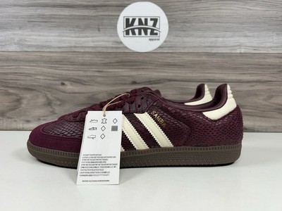 adidas gazelle silver green womens Sneakers adidas Women's Samba OG Burgundy Size 11 main image 0