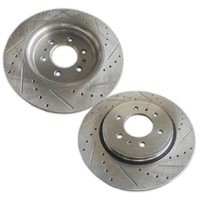 2x Front Drilled Brake Rotors for Ford F-150 Expedition Lincoln Navigator 6 Lugs