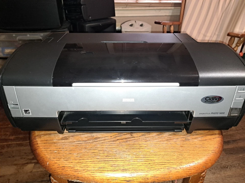 Epson Stylus Photo 1400 Wide Format Color Inkjet -C11C655001 Tested Need INK - Image 2 of 4