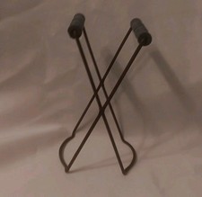 Vtg Blue Wooden Handles Canning Jar Lifter / Grabber / Tongs Primitive Utensil