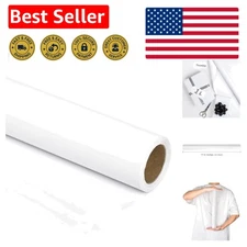 Smooth Finish White Gift Wrapping Paper - Mini Roll 47.83 Sq Ft for DIY Delights
