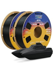 PETG 3D Printer Filament 1.75mm, Neatly Wound Durable PETG 2kg Spool (4.4lbs)...