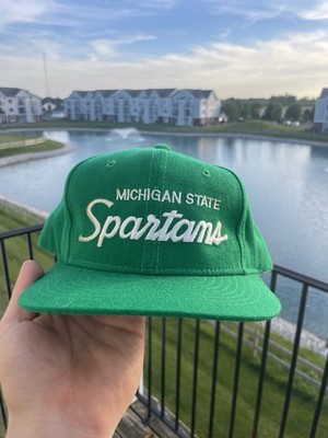 Vintage Michigan State Spartans Sports Specialties Script Wool SnapBack Hat